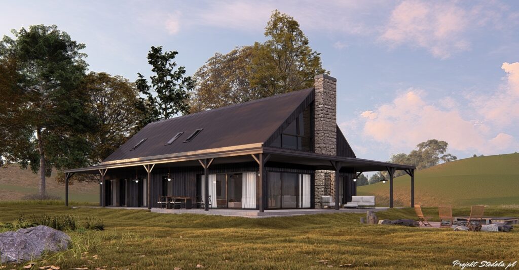 Projekt Stodoła Modern Farmhouse