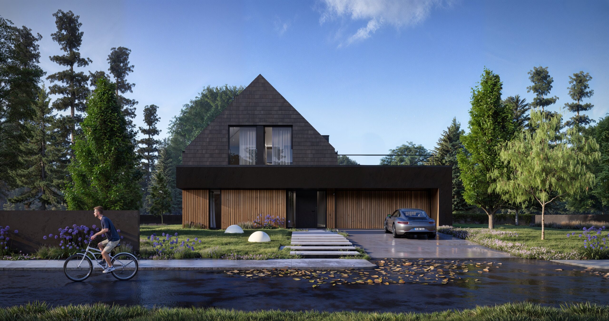 Projekt Stodoła XL Minus Elewacja Frontowa