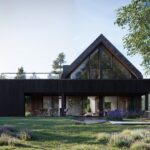 Projekt Stodoła XL Minus Elewacja Ogrodowa