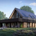 Projekt Stodoła XL Minus Perspektywa Narożna