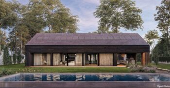 Stodoła H elewacja boczna 2