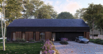 Stodoła H elewacja boczna