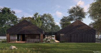 Stodoła H elewacja frontowa