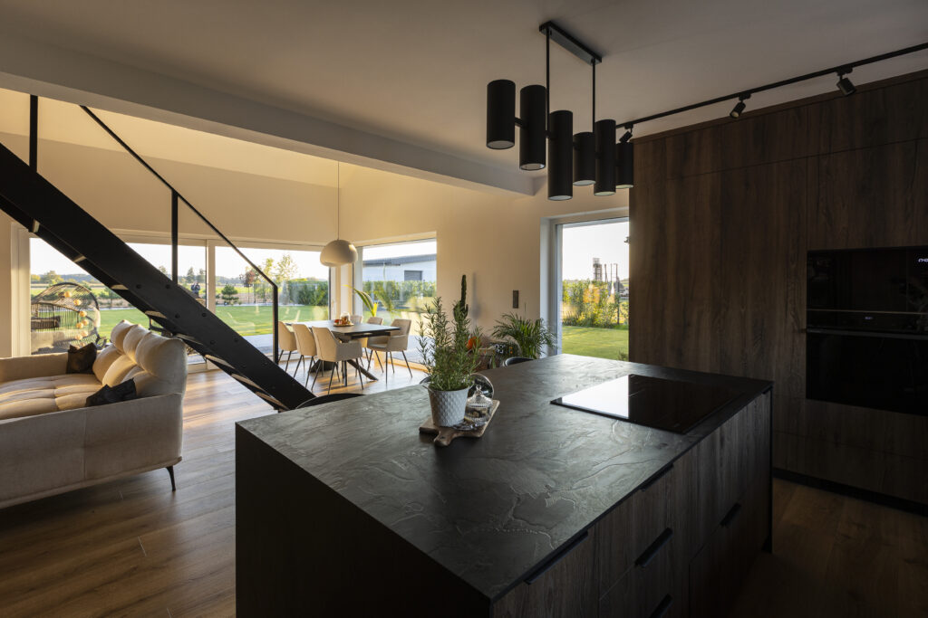 Nowoczesna Stodoła S+ Premium - wnętrza