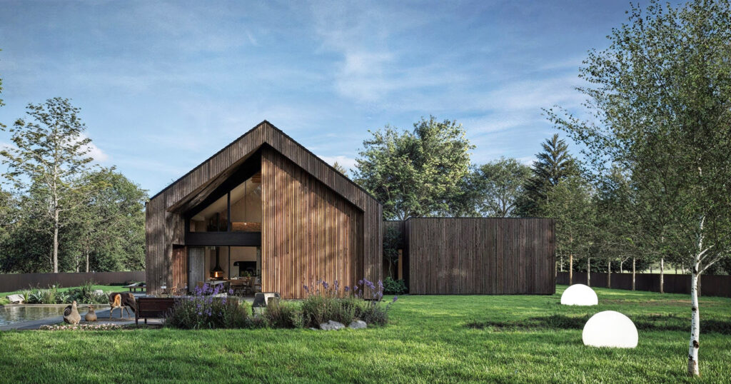 Projekt Stodoła Solo Bis z garażem