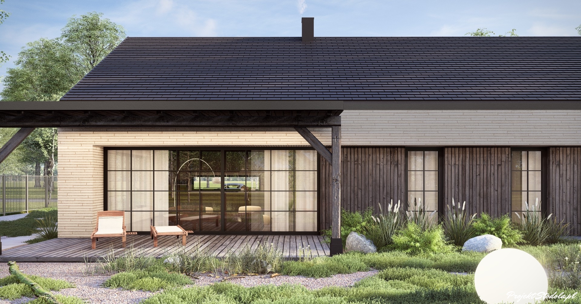 Projekt Stodoła Wood Econo_wersja podstawowa_detal 1