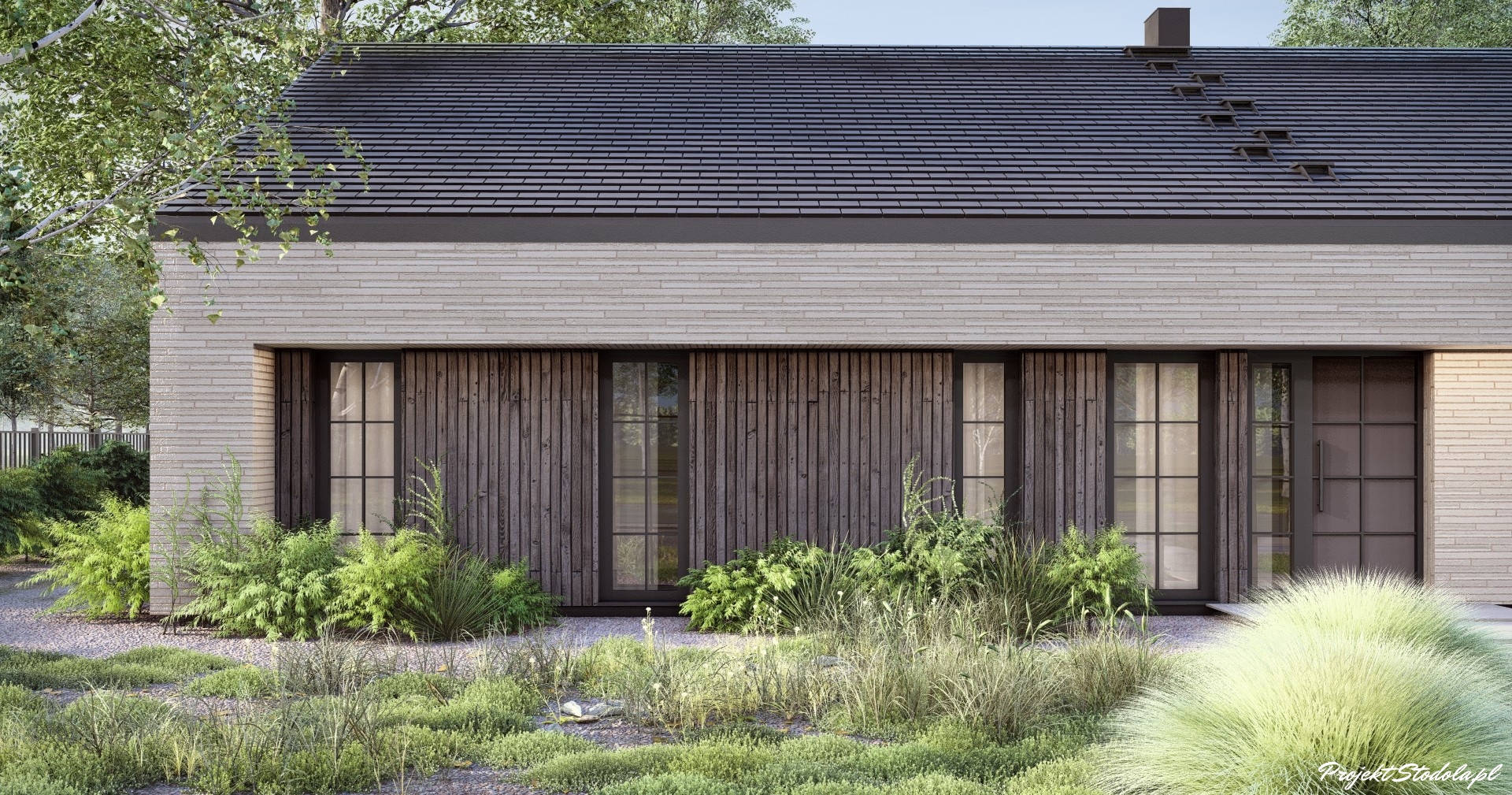 Projekt Stodoła Wood Econo_wersja podstawowa_detal 3