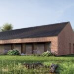 Projekt Stodoła Wood Premium_wersja podstawowa_perspektywa elewacj ogrodowej