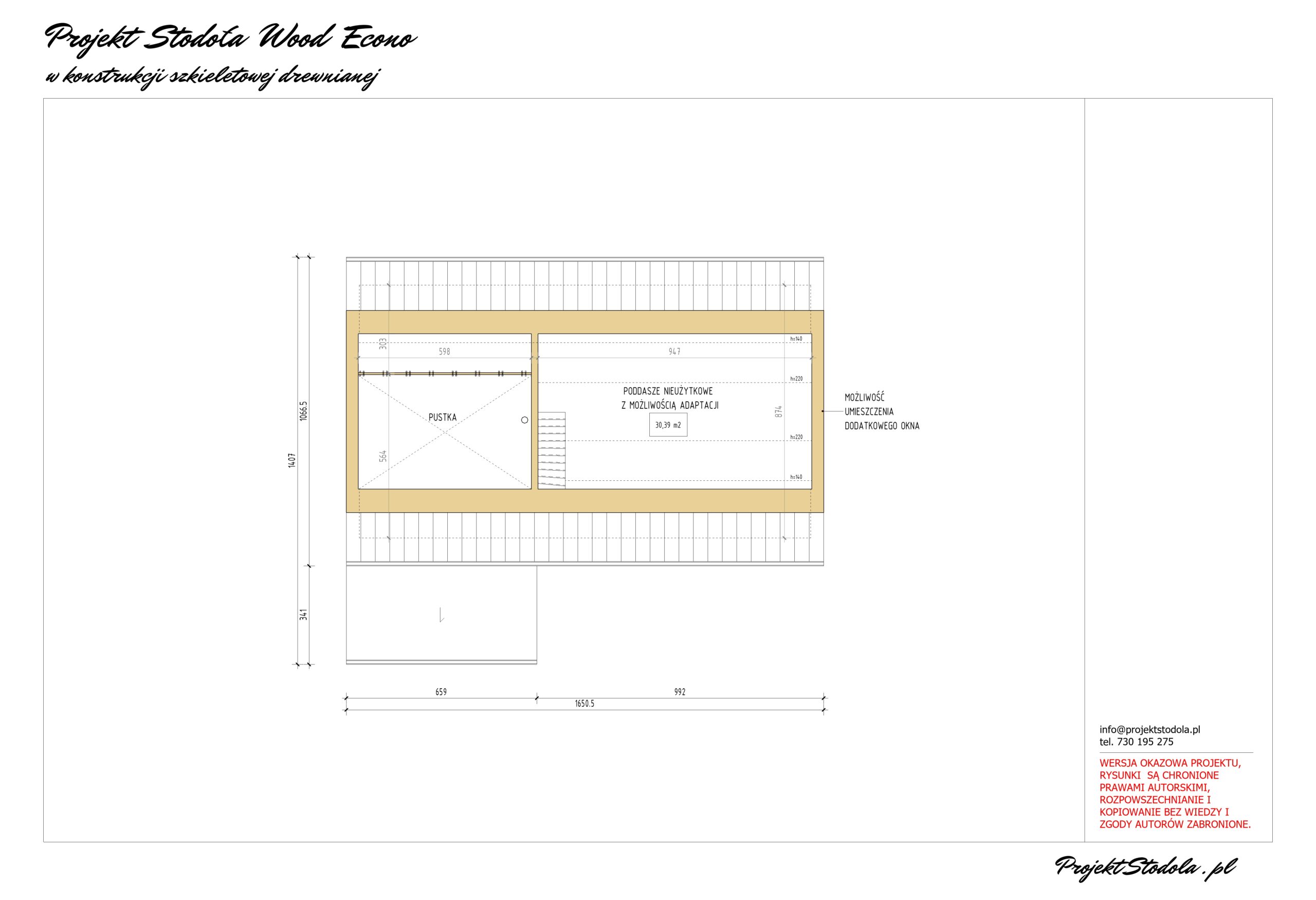 WOOD ECONO_KONSTRUKCJA SZKIELETOWA_PODDASZE-